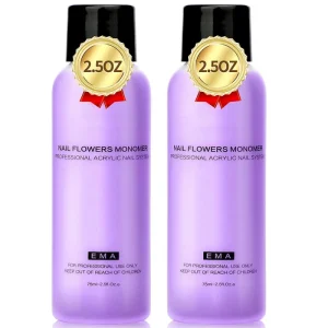 1 Bottle 75ml Monomer Acrylic Nail Liquid Transparent Acrylic Liquid for Nails Acrylic Powder