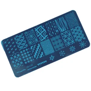 1 Pcs Nail Art Stamp Stamping Image Plate 6*12cm Stainless Steel Nail Template Manicure Stencil Tools 20 Styles for Choo