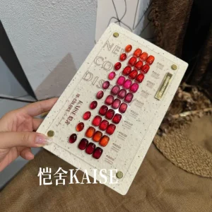 10-Color Ruby Cats Eye Waterproof Gel Nail Polish Set for Nail Salons Wearable Nails & Touch-Up