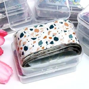 10 Rolls 26 Designs Starry Paper Wraps Adhesive Designer Nail Foil Butterfly Holographic Nail Foil Sticker