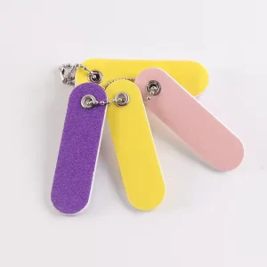 10 Years Factory New Original Colorful 7cm Mini Double Sided Sandpaper Professional Manicure Disposable Portable Tethered Nail