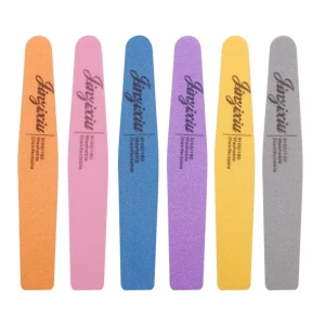 100 180 Grit Diamond EVA Sponge Straight Double Sided Washable Professional Nail File for Nail Decoration