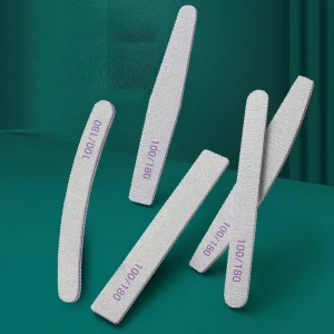 100 180 New Professional Green White Double Sides High Quality Sanding Nail Art File Manicure Tools