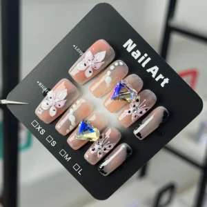 100% Handcrafted Press on Nails High Standard Quality Durable Comfortable Nail Art Set
