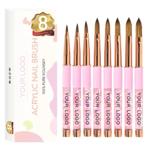 100% Kolinsky Germany Acrylic Nail Brush Kolinsky Germany Acrylic Nail Brush With Different Sizes Nail Art Brushes