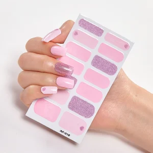 100% Nail Polish Strips Nail Wraps Nail Sticker 3D Patterns