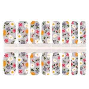 100% Real Nail Polish Sticker Wraps Strips Nail Beauty Wraps Gel Nail