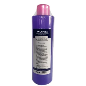 1000ML Acrylic Nail Art Manicure Tool Monomer Acrylic Powder Liquid Purple Clear