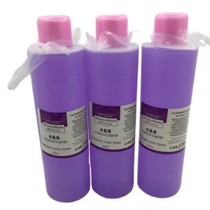 1000ml Monomer Acrylic Nails Powder Liquid Clear Purple No Smell for Nail Extension and Nail Art