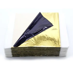 1000p bag 14X14cm Double side Nail Art Gold Foil Leaf Sheets for Nail Art Foil DIY Artistic Work
