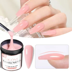 100g Hard Gel Nail Jelly Builder Gel Custom Logo 18 Colors Solid Soak UV Gel Nail Polish for Salon Use Art Usage