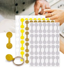 100pcs Blank Self Adhesive Jewelry Price Label Writable Tyvek Paper Price Tags Necklaces Earrings Bracelets Price Identify Label
