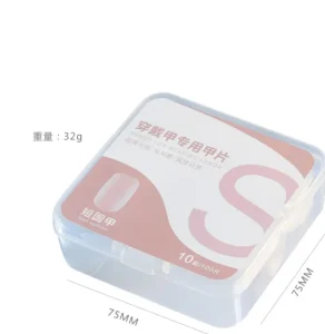 100pcs Box Clear Gel X Nail Tips Full Cover Ultra thin Traceless High Quality Matte Press on Nails
