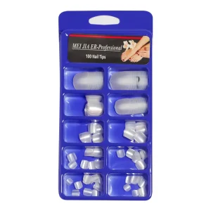 100pcs Press on French Toes Nail Tips Box Nails Supplies Salon with square Almond Ballerina Oval Stiletto sharp Tips