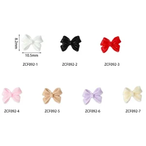 100pcs bag Resin Butterfly Nail Charms Nails Art Decoration Stick on Nail