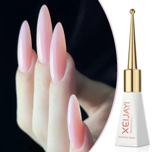 10ML Nude Pink Gel Nail Polish Glass Bead Cat Eye Gel Nail Polish Semi Permanent Soak Off Gel Varnish 29 Colors