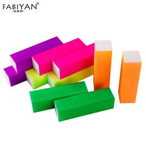 10PCS Various Color Sanding Buffing Nail Polisher 4 Way Polish Buffer Buffing Block Nail Files Art Pedicure Manicure File