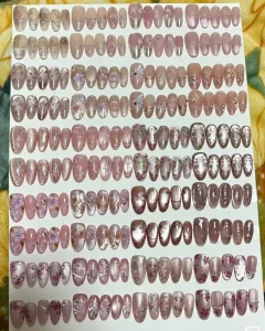10Pcs Handmade Press on Nails New Fashion French Press Nail High Quality ABS Acrylic Full Cover Finger
