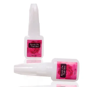 10g Nail Glue With Brush Professional Adhesive for Press-On Nails & Nail Art Decorations