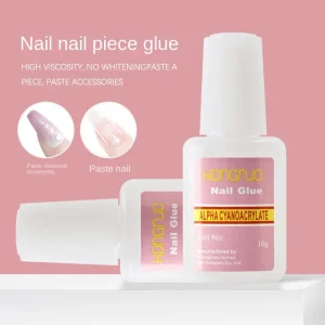 10g Non-toxic Long-lasting Nail Glue False Nail Tips Press Acrylic Nails Art Decoration Clear Color Gel Texture Glue