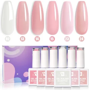 10ml Hard Gel Nail Builder Biab Gel Soak Off Nude Colors Nail Construction Extension UV Liquid Gel Builder for Nails