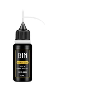 10ml Nail Art Edge Sticky Sealing Glue Rhinestone Glue Gel Fast Drying No Wash Seam Filling Glue Manicure Tool