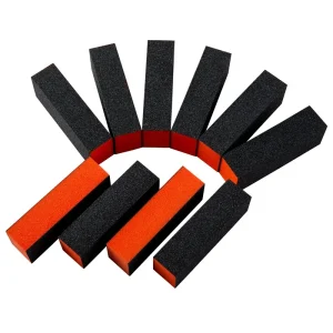 10pcs 4 Way Shine Tips Buffing Sanding Buffer Files Block Sandpaper Acrylic Polish Nail Art Manicure