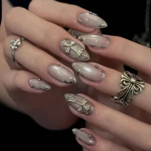 10pcs Handmade Custom French Press-On Nails