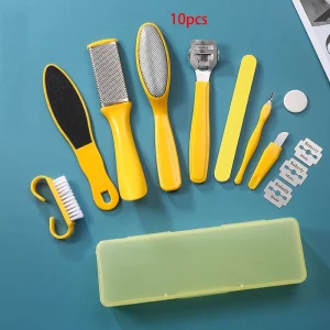 10pcs Set Custom Printed Nail File Pedicure Foot File Skin Care Tools Set