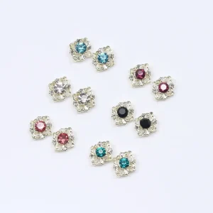 10pcs bag Nail Art Charm Diamond K9 Diamond Nail Zircon Decoration Accessories Alloy Diamond Alloy Transparent Super Shiny