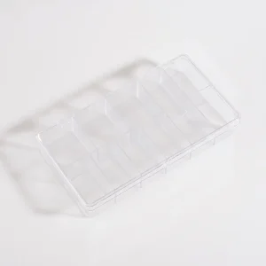 11 Grid Shells Big Nail Tip Storage Box
