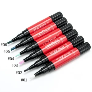 12 Colors 5ml One Step Nail Gel Polish Nail Art 3 in 1 Gel Polish