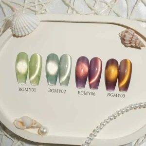 12 Colors Magnet Cat Eye Gel 15ml Private Label UV Long Lasting Easy Apply Fruit Series Nail Gel Polish