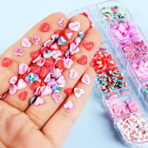 12 Grids Love Decal Nail Art Decoration Nail Stickers