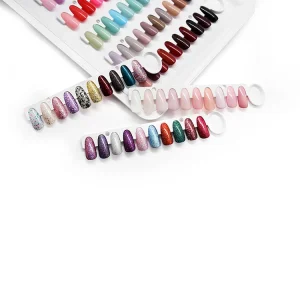 120 Colors Nail Tips Display Book DIY Nail Art Gel Color Card Chart Painting Display Board Professional Salon Use Customized