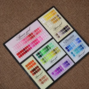 128 color rainbow Pure Color Series Nail Polish Gel