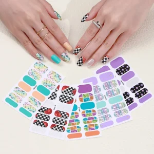 14 Strips Fashional Nail Sticker Factory Nail Art Nail Stickers and Wraps