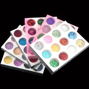 15 Designs 2D French Style Beauty Nail Art Sticker Shiny Colorful Plastic Decoration for Nails
