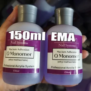 150 120 70 40ml EMA Nail Acrylic Powder Liquid Monomer 3~8min Fast Dry Carving Extension Dipping Crystal Acrylic Liquid