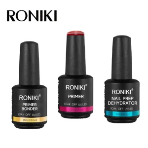 15ML Custom Logo Basic Functional Base Gel Nail Prep Dehydrator and Nail Primer for UV Top Coat