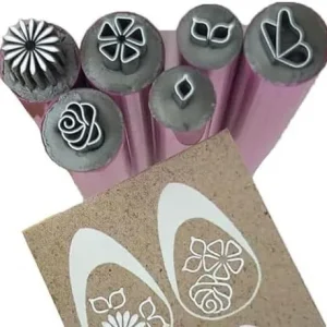 15Pcs Flower Nail Stamp Pen Nail Art Stamp Pen Set with Butterfly Floral Design 3D Multi Functional Printing Pen