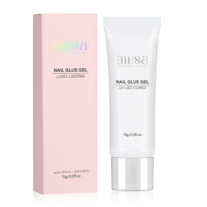 15g Nail Glue for Nail Art Eco friendly Soak off UV LED Cured Nail Polish Glue