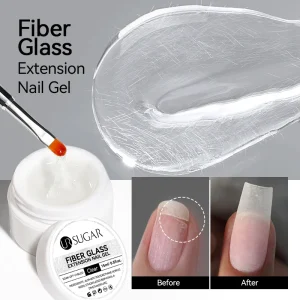 15ml Clear Repair Gel Fiberglass Nail Extension Gel Builder Private Label Construction Hard Gel for Nail Salon