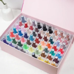 15ml Custom Logo Nail UV Gel Polish Set Supplies UV Gel Nail Polish Kit Jelly Cover Pink Gel Nail Polish Set