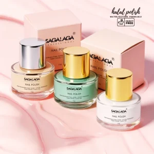 15ml Kids Nail Polish Non Toxic Water Based Peel Off Nail Polish Halal Breathable Wudu Friendly Nail Polish Custom Logo