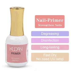 15ml Liquid Matte Finish Nail Glue for Acrylic Nail Dipping System Top & Base Coat Activator Primer with Top & Base Coat