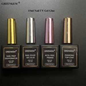 15ml Nail UV Gel Glue for Finger Gel Tips Top Coat Base Coat Profession Nail Gel Glue