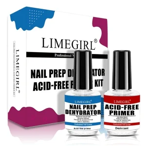 15ml Non Acid Primer Nail Prep Kit Fast Dry Matte Finish Dehydrator and Superior Bonding UV Gels Liquid Form