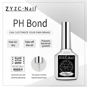 15ml PH Bond UV Primer Nail Dehydrator Fast Air Dry No Lamp Needed Nail Prep Dehydrate Bond for Gel Polish OEM ODM