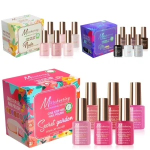 15ml Soak Off Nail Gel Polish Private Label 6 Colors Set Permanent 0.5oz UV LED Base Top Coat Gel Nail Polish Set